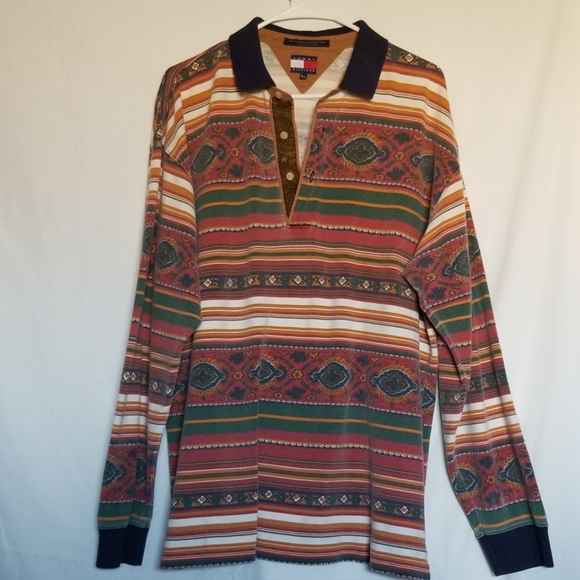 Tommy Hilfiger Other - 90s Vintage Tommy Hilfiger Long Sleeve Button Up
